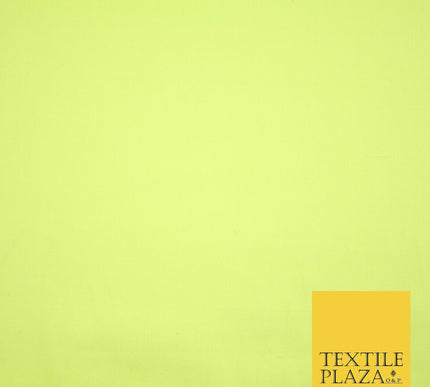 Lemon Lime Premium Plain Cotton Linen Fabric Material Fashion Craft Curtain 2214