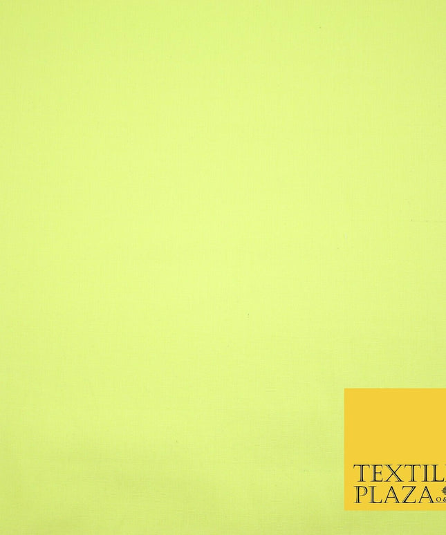 Lemon Lime Premium Plain Cotton Linen Fabric Material Fashion Craft Curtain 2214