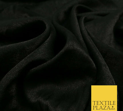 BLACK Soft Smooth Silky Shimmer Polyester Woven Fabric Lining Salwar 1507