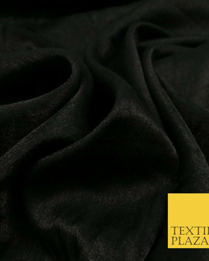 BLACK Soft Smooth Silky Shimmer Polyester Woven Fabric Lining Salwar 1507