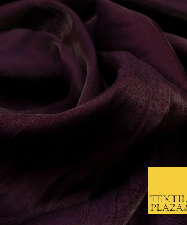 DARK MAUVE Soft Smooth Silky Shimmer Polyester Woven Fabric Lining Salwar 1503