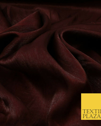 DEEP MAROON Soft Smooth Silky Shimmer Polyester Woven Fabric Lining Salwar 1506