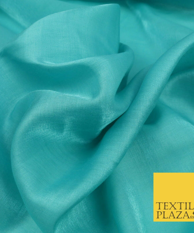 LIGHT BLUE Soft Smooth Silky Shimmer Polyester Woven Fabric Lining Salwar 1513