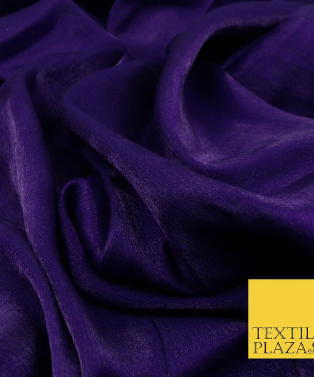 PURPLE Soft Smooth Silky Shimmer Polyester Woven Fabric Lining Salwar 1508