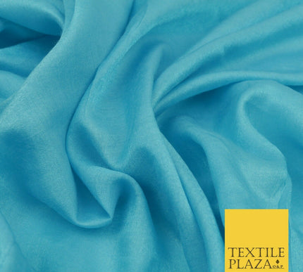 TURQUOISE Soft Smooth Silky Shimmer Polyester Woven Fabric Lining Salwar 1502