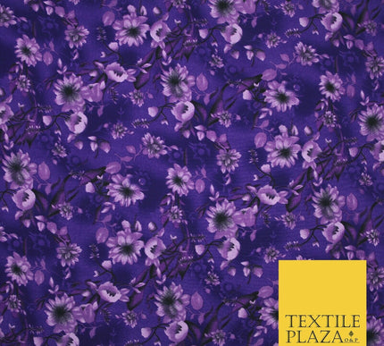 Mix Floral Animal Abstract Printed Fine Crepe Polyester Summer Dress Fabric 58"