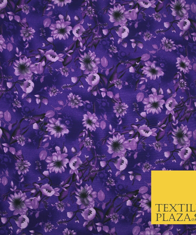 Mix Floral Animal Abstract Printed Fine Crepe Polyester Summer Dress Fabric 58"