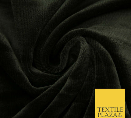 Premium Dark Cocoa Brown Weathered Creased Velour Fabric 69" Super Wide 2220