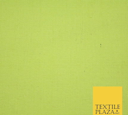 Lemon Lime Premium Plain Cotton Linen Fabric Material Fashion Craft Curtain 2214