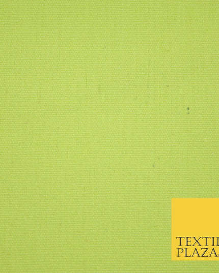 Lemon Lime Premium Plain Cotton Linen Fabric Material Fashion Craft Curtain 2214