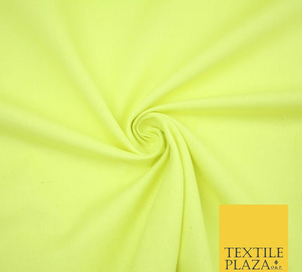 Lemon Lime Premium Plain Cotton Linen Fabric Material Fashion Craft Curtain 2214