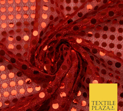 Glitzy 5mm Sequin Hologram Stretch Fabric Shiny Sparkly FancyDress Dance Costume