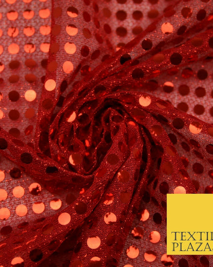 Glitzy 5mm Sequin Hologram Stretch Fabric Shiny Sparkly FancyDress Dance Costume