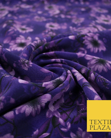 Mix Floral Animal Abstract Printed Fine Crepe Polyester Summer Dress Fabric 58"