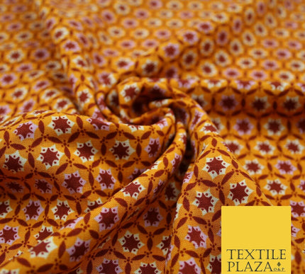 High Quality Floral Abstract Spun Rayon Viscose Dress Print Fabric Craft Summer