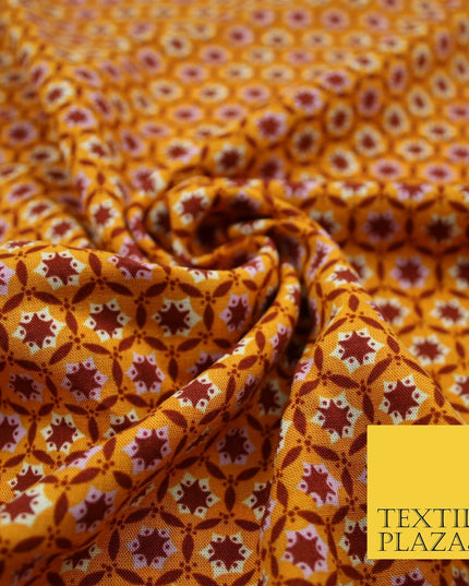 High Quality Floral Abstract Spun Rayon Viscose Dress Print Fabric Craft Summer