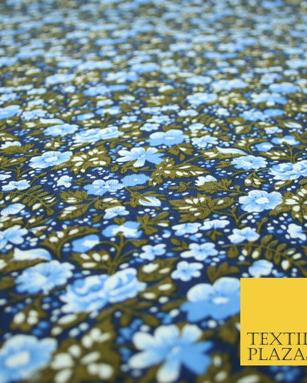 Mix Floral Animal Abstract Printed Fine Crepe Polyester Summer Dress Fabric 58"