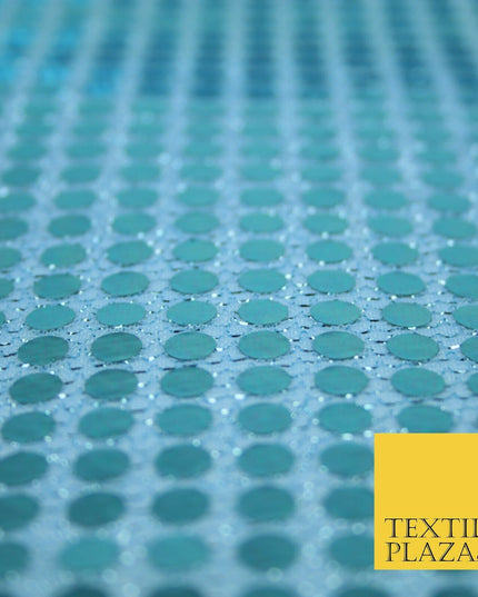 Glitzy 5mm Sequin Hologram Stretch Fabric Shiny Sparkly FancyDress Dance Costume