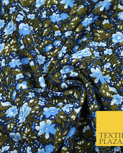 Mix Floral Animal Abstract Printed Fine Crepe Polyester Summer Dress Fabric 58"