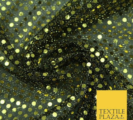 Glitzy 4mm Sequin Hologram Stretch Fabric Shiny Sparkly FancyDress Dance Costume