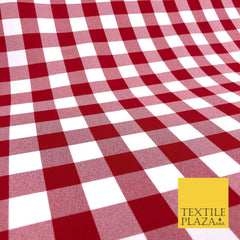 Gingham Check Bi-Stretch