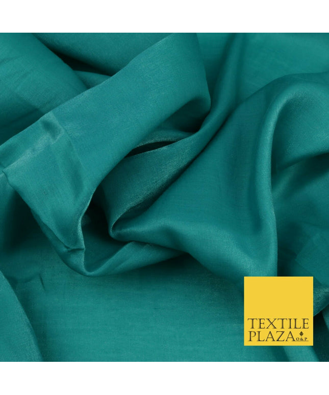 BONDI BLUE Soft Smooth Silky Shimmer Polyester Woven Fabric Lining Salwar 1494