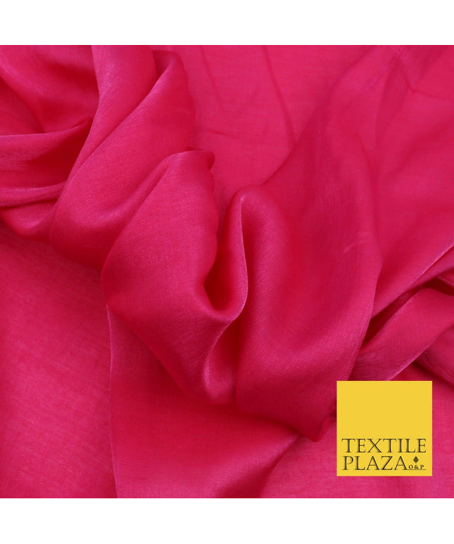 CERISE PINK Soft Smooth Silky Shimmer Polyester Woven Fabric Lining Salwar 1492