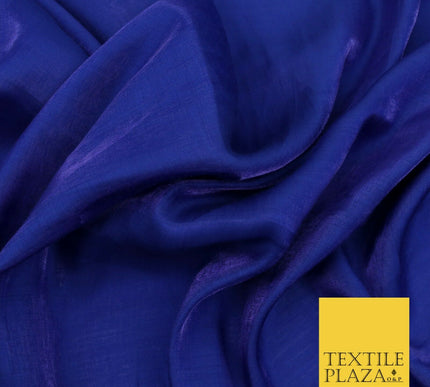 ROYAL BLUE Soft Smooth Silky Shimmer Polyester Woven Fabric Lining Salwar 1493