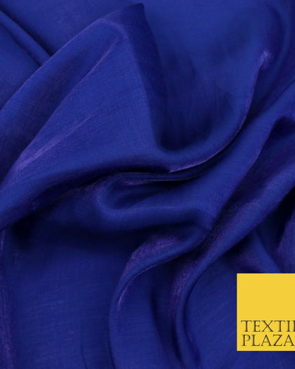 ROYAL BLUE Soft Smooth Silky Shimmer Polyester Woven Fabric Lining Salwar 1493
