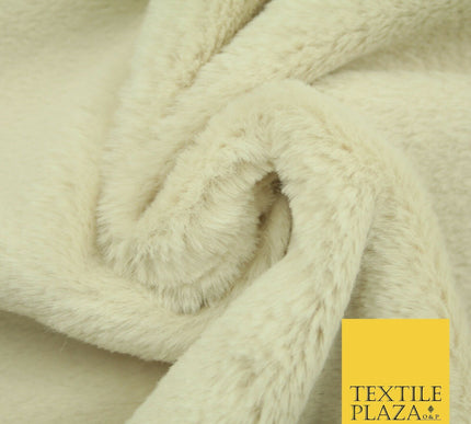 Luxury Super Soft BUTTERCREAM Plush Suede Backed Short Pile Faux Fur Fabric 2318