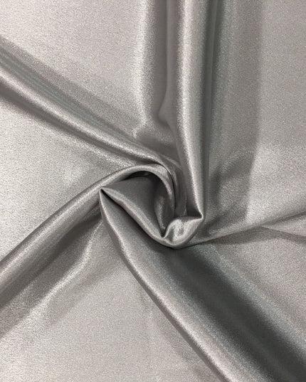 GREY Luxury Silky Crepe Back Satin- Dress Wedding Prom Bridal 45" - SE104