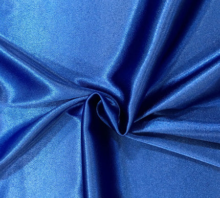 ROYAL BLUE Luxury Silky Crepe Back Satin- Dress Wedding Prom Bridal 45" - SE113