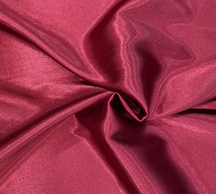 MAROON Luxury Silky Crepe Back Satin- Dress Wedding Prom Bridal 45" - SE108
