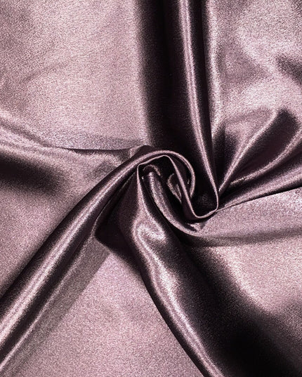 DEEP PURPLE Luxury Silky Crepe Back Satin- Dress Wedding Prom Bridal 45" - SE102