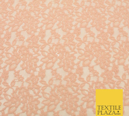 PEACH Soft 4-WAY Stretch Mesh Wool Net Cotton Lace Fabric Dress - 58" - 1704