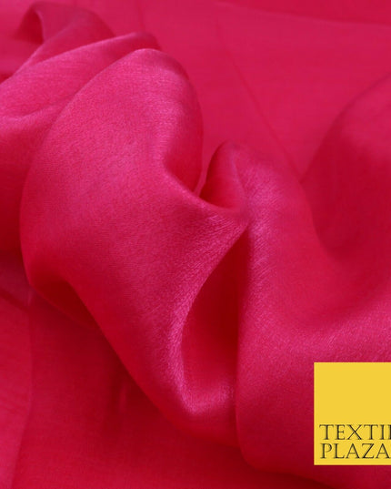 CERISE PINK Soft Smooth Silky Shimmer Polyester Woven Fabric Lining Salwar 1492