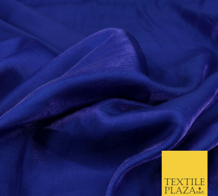ROYAL BLUE Soft Smooth Silky Shimmer Polyester Woven Fabric Lining Salwar 1493