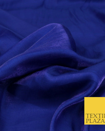 ROYAL BLUE Soft Smooth Silky Shimmer Polyester Woven Fabric Lining Salwar 1493
