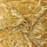 GOLD Luxury Crushed Velvet Fabric Material - Backdrop Sofa Cushions PD20