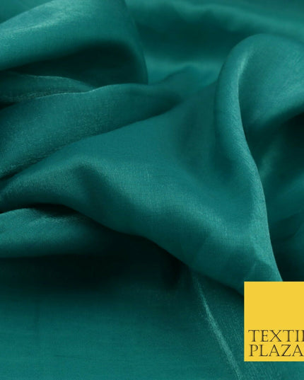 BONDI BLUE Soft Smooth Silky Shimmer Polyester Woven Fabric Lining Salwar 1494