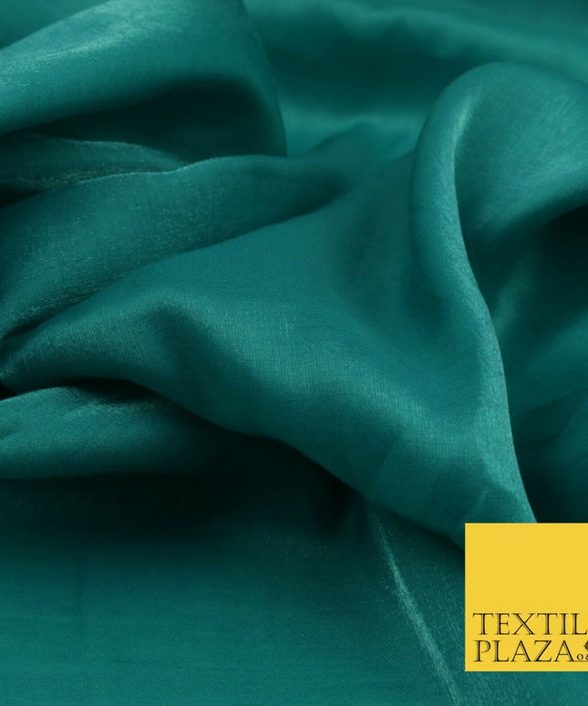 BONDI BLUE Soft Smooth Silky Shimmer Polyester Woven Fabric Lining Salwar 1494