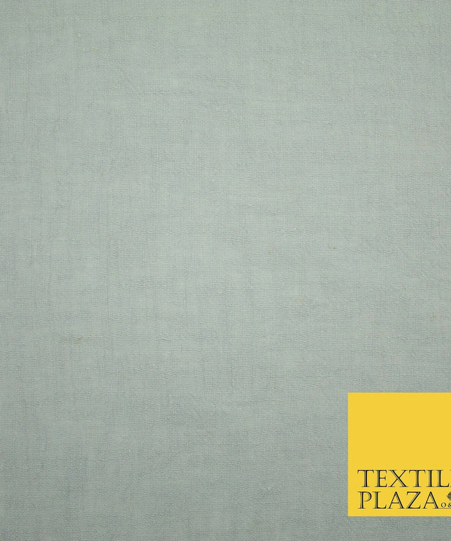 Lilac Grey Premium Plain Cotton Linen Fabric Material Fashion Craft Curtain 2211