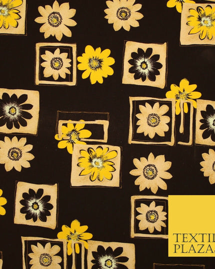 Mix Floral Animal Abstract Printed Fine Crepe Polyester Summer Dress Fabric 58"