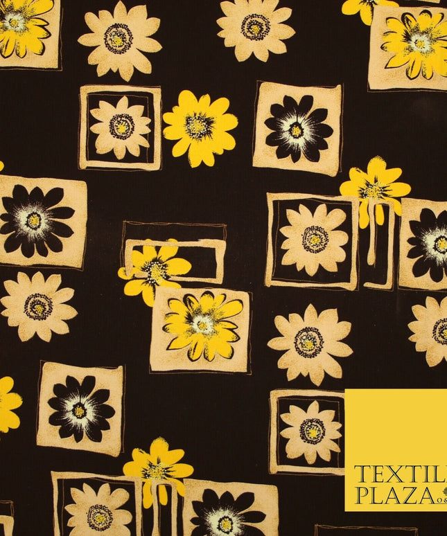 Mix Floral Animal Abstract Printed Fine Crepe Polyester Summer Dress Fabric 58"