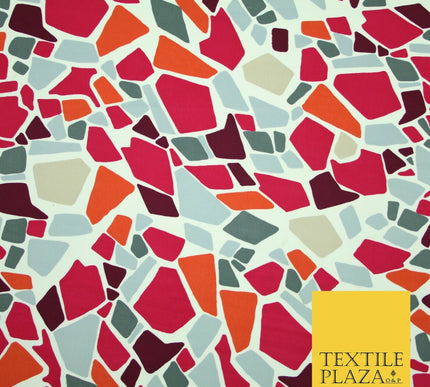 Mix Floral Animal Abstract Printed Fine Crepe Polyester Summer Dress Fabric 58"