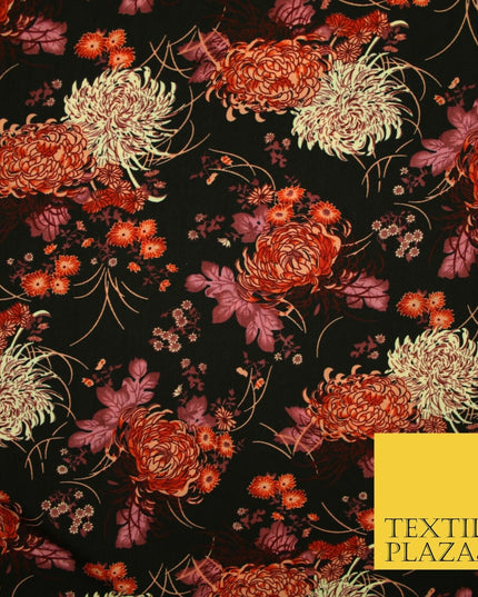 Mix Floral Animal Abstract Printed Fine Crepe Polyester Summer Dress Fabric 58"