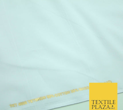 Plain WHITE KT 4000 Cotton Fabric Material Made in Thailand Funeral 45" Wide2842
