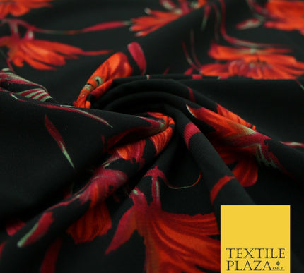 Mix Floral Animal Abstract Printed Fine Crepe Polyester Summer Dress Fabric 58"