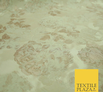 Luxury Blush Cream Cloudy Floral Textured Jacquard Fabric Waistcoats Blazer 2848