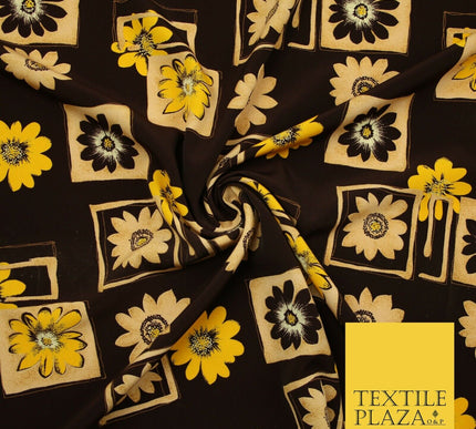 Mix Floral Animal Abstract Printed Fine Crepe Polyester Summer Dress Fabric 58"